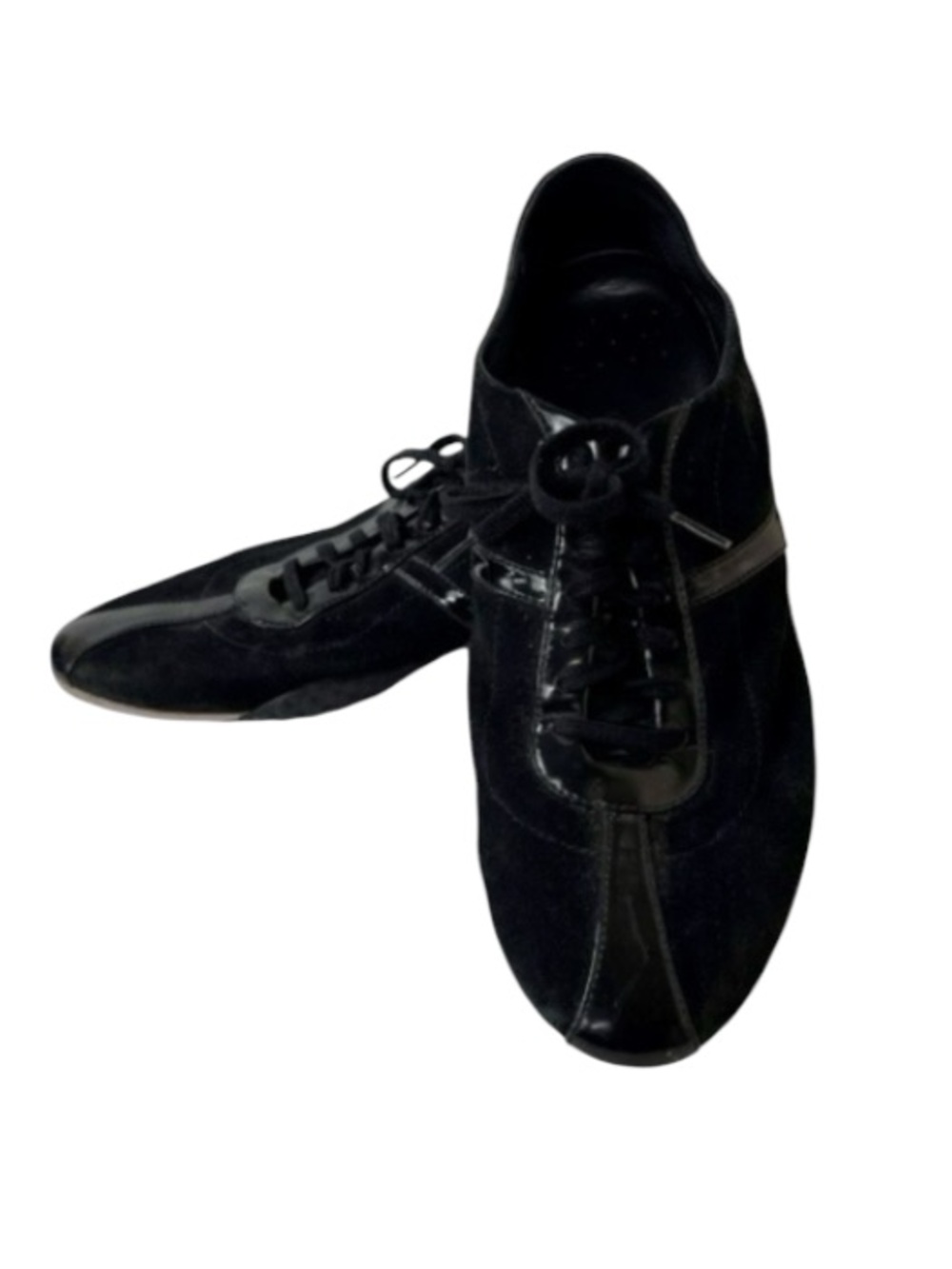 Cole Haan Women’s Black Oxford Style Suede Athletic Shoes, Size 9